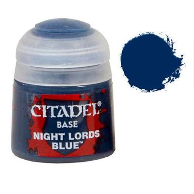 Фарба Citadel - BASE: NIGHT LORDS BLUE (12ML) (6-PACK) 9918995024706 фото