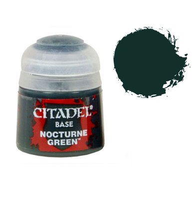 Фарба Citadel - BASE: NOCTURNE GREEN (12ML) (6-PACK) 9918995012506 фото