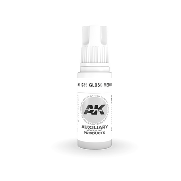 Фарба AK - Auxiliary: Gloss Medium (17ml) AK11235 фото