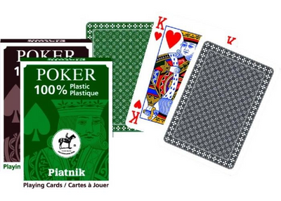 Карти гральні Piatnik - Poker, пластикові (1 колода х 55 карт) PT-136214 фото
