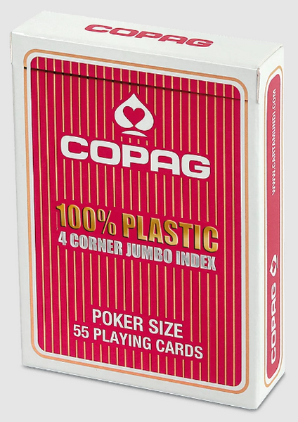 Игральные карты Cartamundi - COPAG 4 Corner Jumbo Index Playing Cards. Красные ASS64061 фото