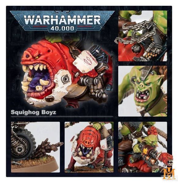 Ігровий набір GW - Warhammer 40000: Orks - Squighog Boyz 99120103076 фото