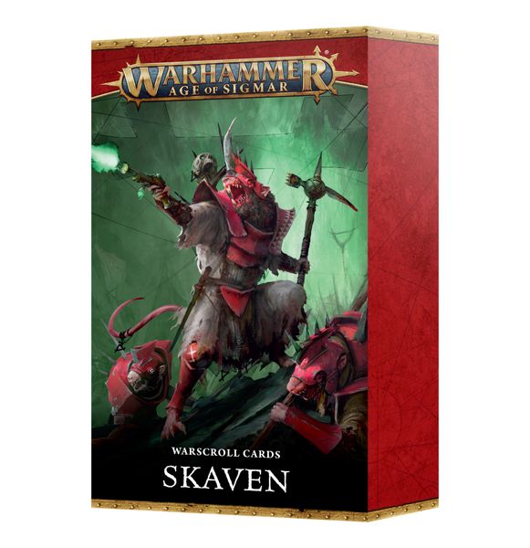 Игровой набор GW - Age of Sigmar: Warscroll Cards - Skaven (Eng) 60050206002 фото