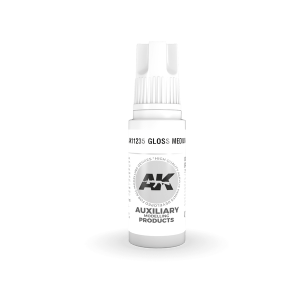 Фарба AK - Auxiliary: Gloss Medium (17ml) AK11235 фото