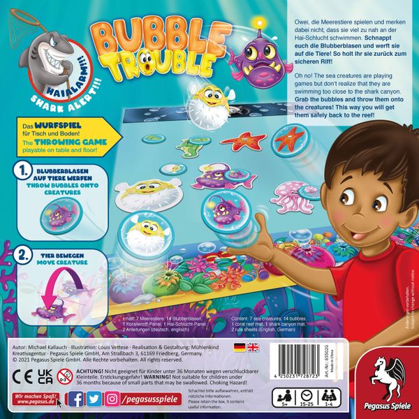 Настільна гра Pegasus Spiele - Bubble Trouble (англ) 65502G фото