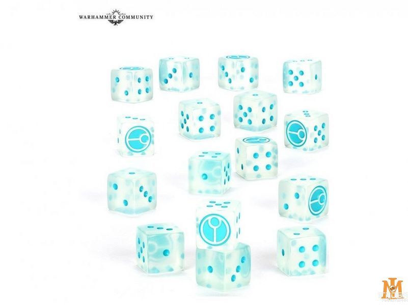 Игральные кубы GW - Warhammer 40000: Tau Empire Dice 99220113005 фото