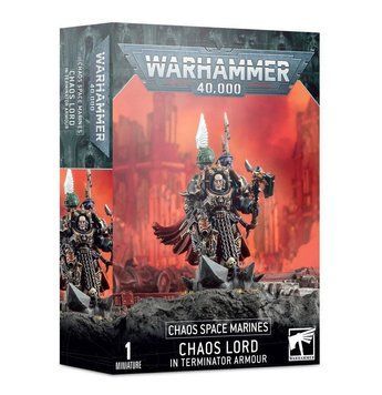 Ігровий набір GW - Warhammer 40000: Chaos Space Marines - Chaos Lord in Terminator Armour 99120102169 фото