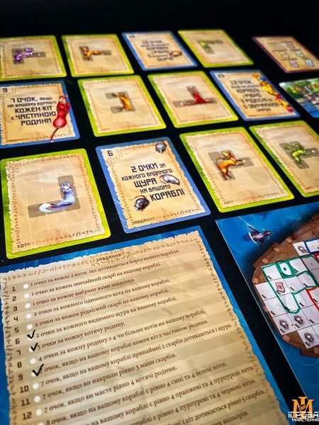 Настольная игра Geekach - Остров кошек. Путешествуй и рисуй / The Isle of Cats Explore & Draw (Укр) GKCH044OKM фото