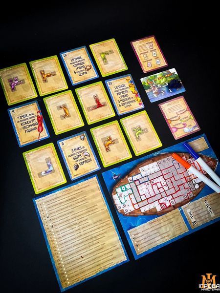 Настольная игра Geekach - Остров кошек. Путешествуй и рисуй / The Isle of Cats Explore & Draw (Укр) GKCH044OKM фото