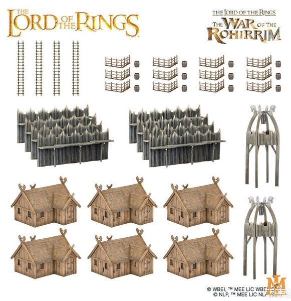Игровой набор GW - Lord of The Rings. Middle-earth: Rohan Stronghold 99121499060 фото