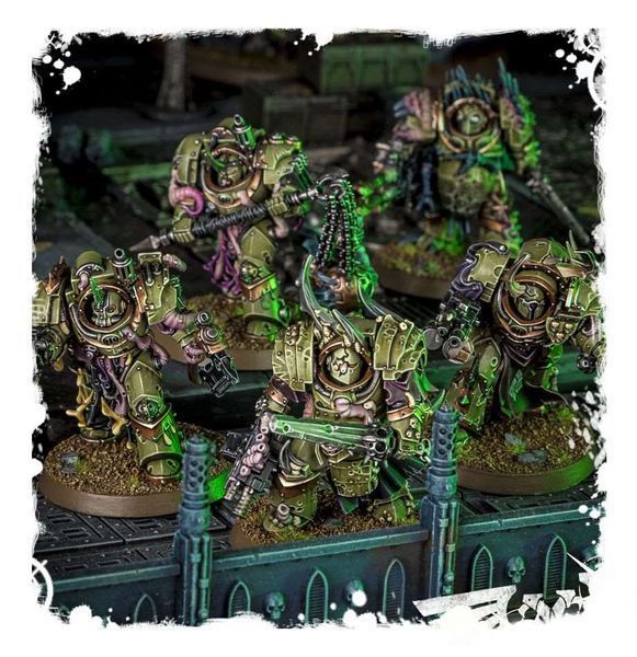 Игровой набор GW - Warhammer 40000: Death Guard - Blightlord Terminators 99120102074 фото