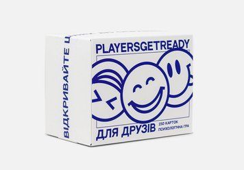 Настільна гра PLAYERSGETREADY - Психологічна гра для друзів, велике видання (150 карток) FriendsUa фото
