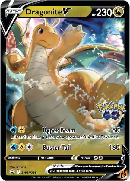 Настільна гра Pokemon TCG - Pokemon Go Premier Deck Holder Collection Dragonite (англ) 290-85079 фото