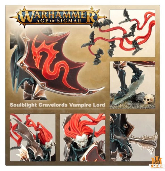 Ігровий набір GW - Age of Sigmar: Soulblight Gravelords - Vampire Lord 99070207014 фото