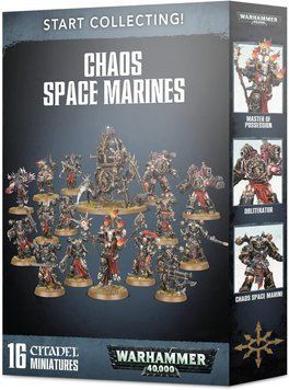 Ігровий набір GW - Warhammer 40000: Start Collecting! Chaos Space Marines 99120102108 фото