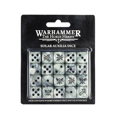 Игральные кубы GW - WARHAMMER. THE HORUS HERESY: SOLAR AUXILIA DICE 99223005001 фото