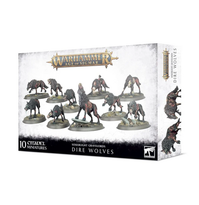 Набір мініатюр Warhammer Age of Sigmar Dire Wolves 99120207142 фото