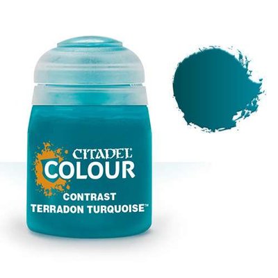 Краска Citadel - CONTRAST: TERRADON TURQUOISE (18ML) (6-PACK) 9918996012906 фото