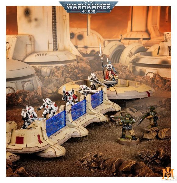Терейн GW - Warhammer 40000: Tau Empire - Tidewall Shieldline 99120113075 фото