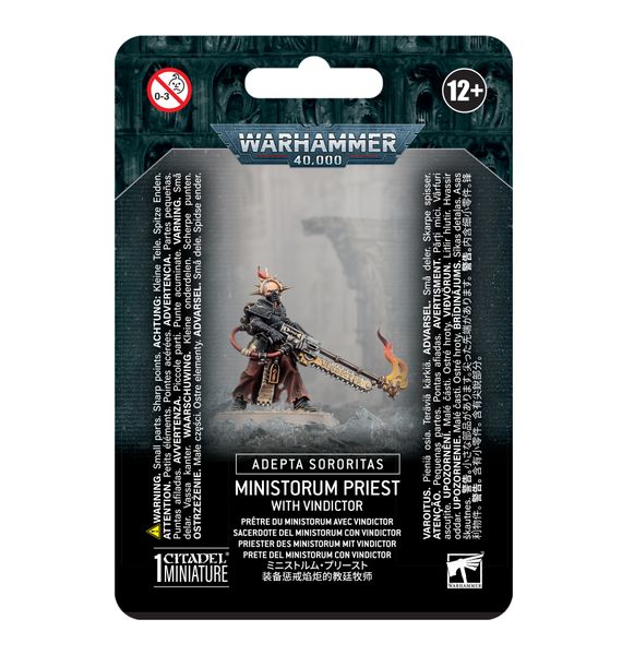 Игровой набор GW - Warhammer 40000: Adepta Sororitas - Ministorum Priest With Vindictor 99070108012 фото