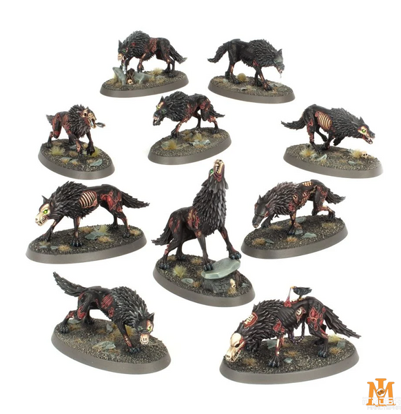 Ігровий набір GW - Age of Sigmar: Soulblight Gravelords - Dire Wolves 99120207142 фото