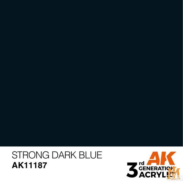 Фарба AK - Standard: Strong Dark Blue AK11187 фото
