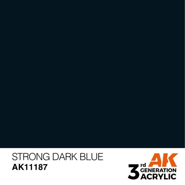 Краска AK - Standard: Strong Dark Blue AK11187 фото