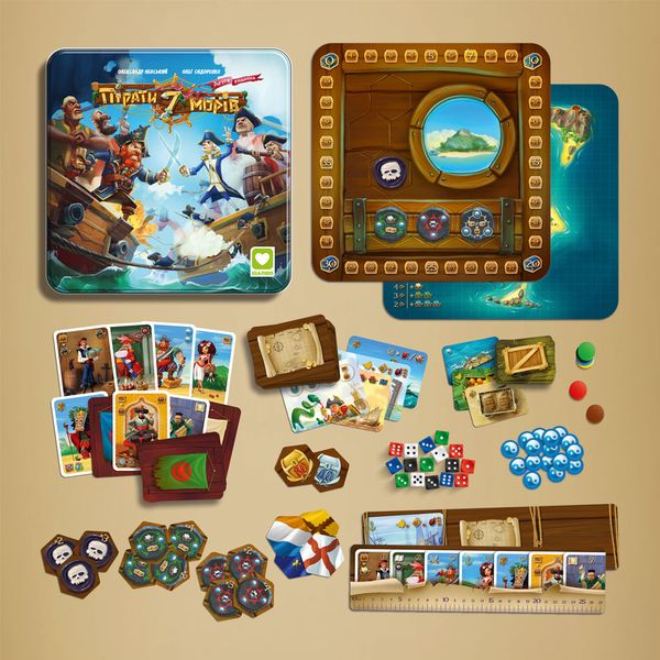 Настольная игра iGAMES - Пираты 7 морей. Второе издание (Укр) 1502 фото
