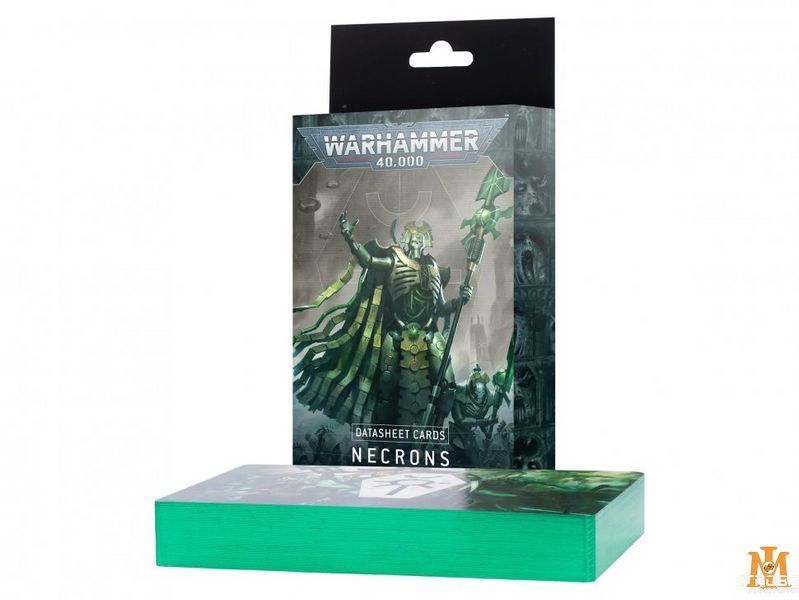 Ігровий набір GW - Warhammer 40000: Datasheet Cards - Necrons (10th Ed) 2023 (Eng) 60050110001 фото