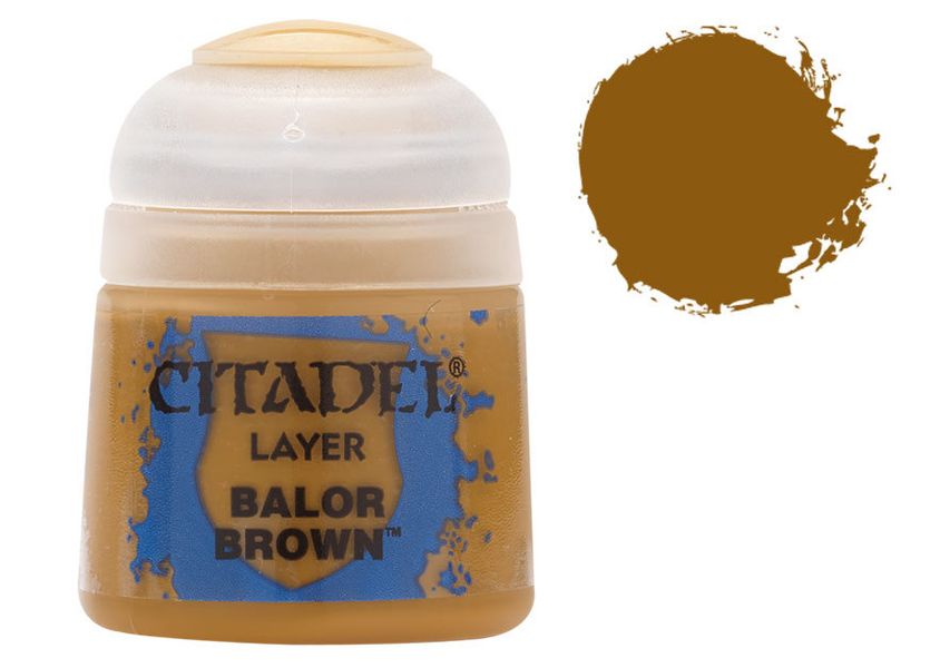 Фарба Citadel - Layer: Balor Brown (12ml) (6-pack) 9918995124806 фото