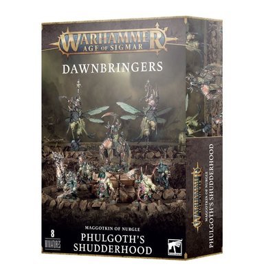 Набір мініатюр Warhammer Age of Sigmar Dawnbringers: Maggotkin of Nurgle – Phulgoth's Shudderhood 99120201162 фото