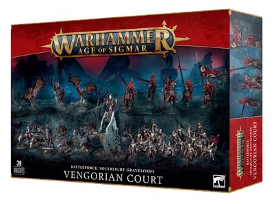 Набір мініатюр Warhammer Age of Sigmar Battleforce: Soulblight Gravelords – Vengorian Court 99120207168 фото