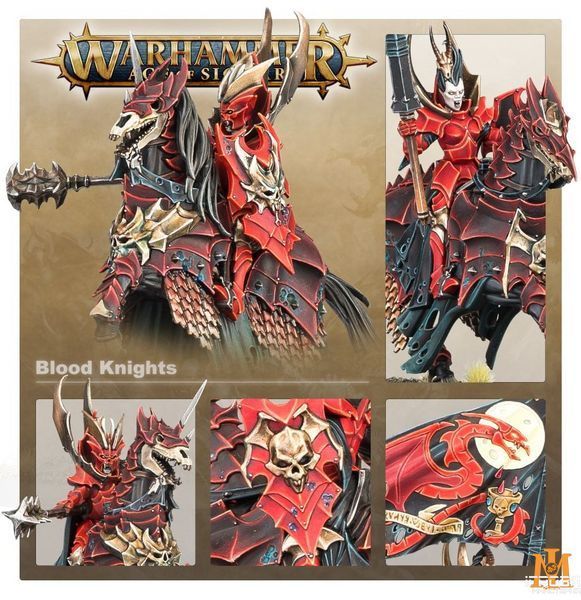 Ігровий набір GW - Age of Sigmar: Soulblight Gravelords - Blood Knights 99120207095 фото