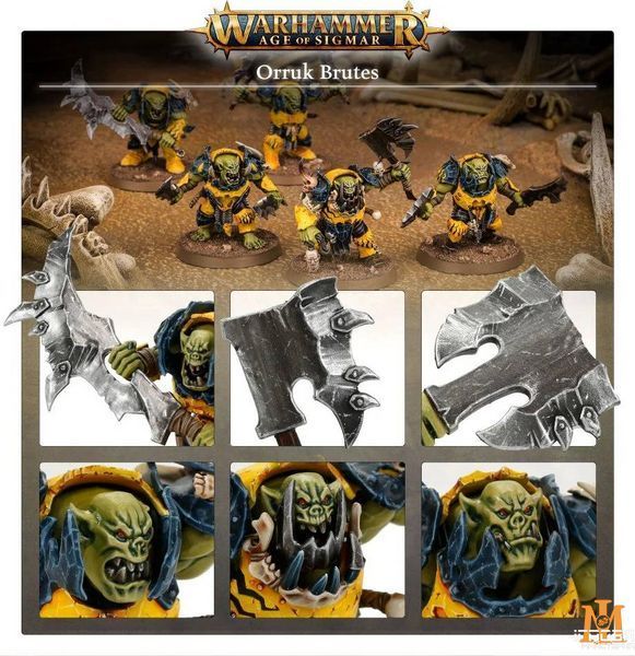 Игровой набор GW - Age of Sigmar: Orruk Warclans - Orruk Brutes 99120209089 фото