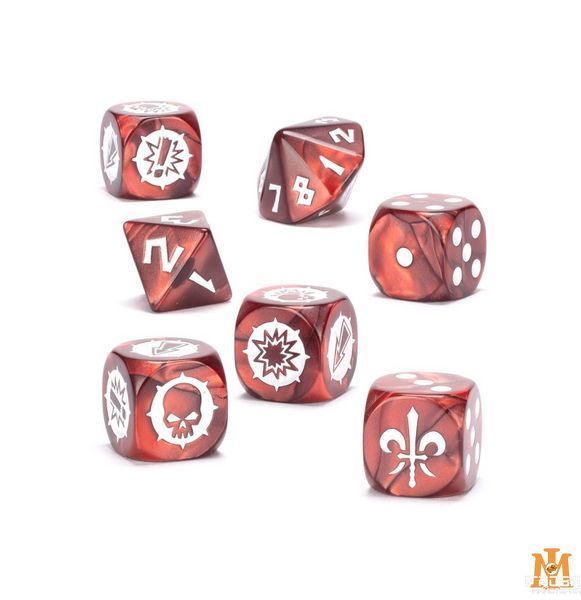 Гральні куби GW - Blood Bowl: Bretonnian Team Dice Set 99220903001 фото