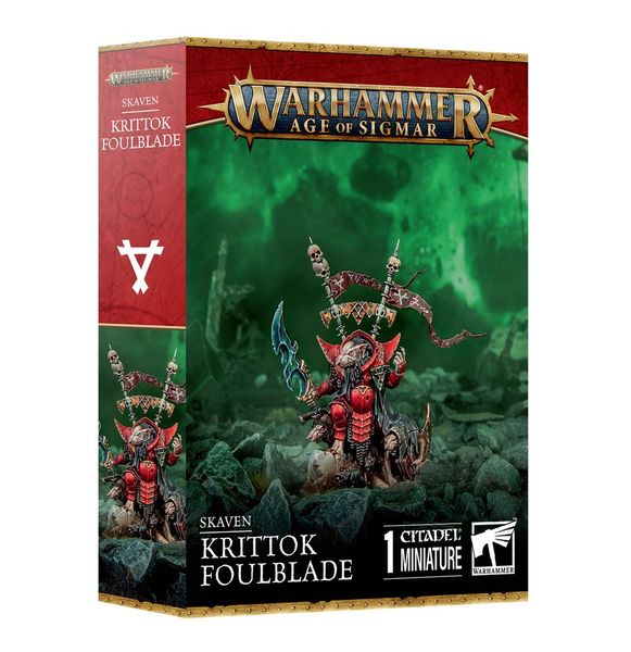 Игровой набор GW - Age of Sigmar: Skaven - Krittok Foulblade 99120206052 фото