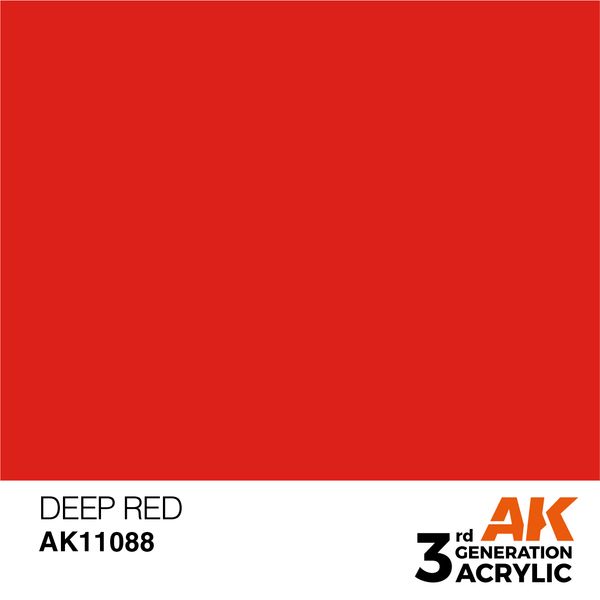 Краска AK - Intense: Deep Red AK11088 фото