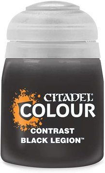 Фарба Citadel - Contrast: Black Legion (18ml) (6-pack) 9918996003606 фото
