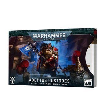 Ігровий набір GW - Warhammer 40000: Index Cards - Adeptus Custodes (Eng) 60050108006 фото