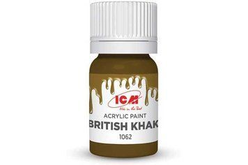 Акрилова фарба ICM - Brown: British Khaki (12 ml)