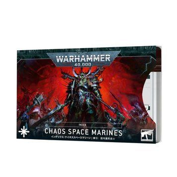 Ігровий набір GW - Warhammer 40000: Index Cards - Chaos Space Marines (Eng) 60050102008 фото
