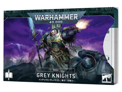 Ігровий набір GW - WARHAMMER 40000: INDEX CARDS - GREY KNIGHTS (ENG) 60050107002 фото