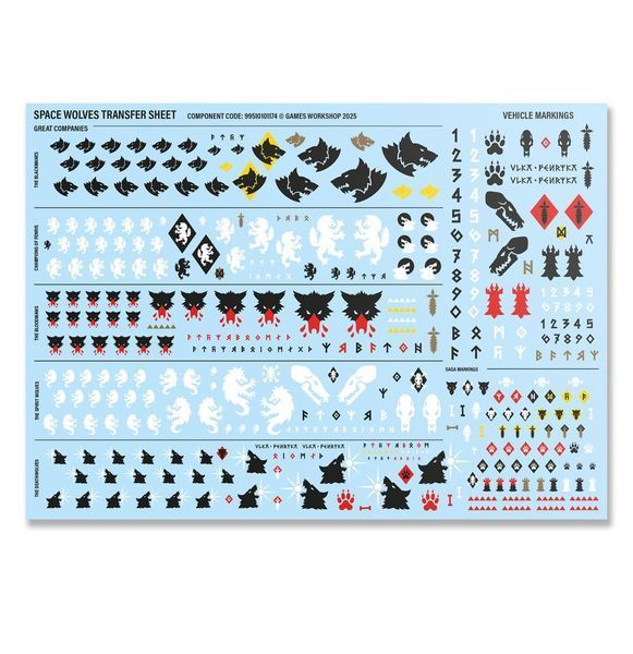 Игровой набор GW - Warhammer 40000: Space Wolves Army Set (English) 60010101008 фото
