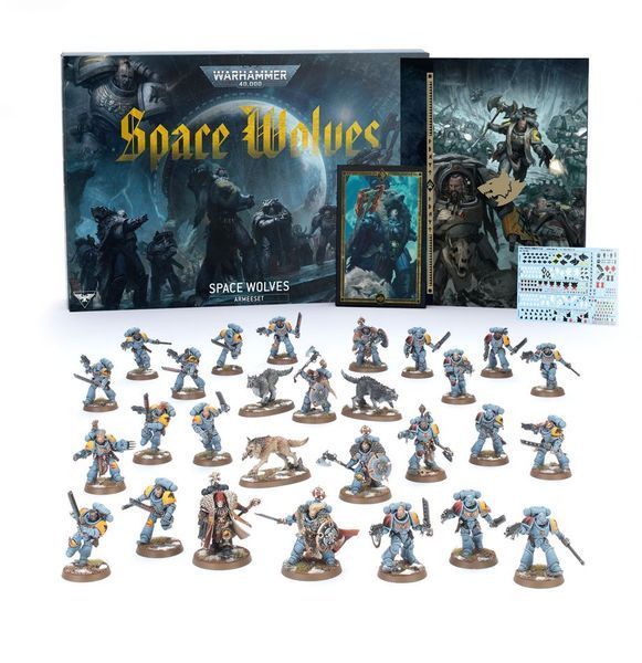 Игровой набор GW - Warhammer 40000: Space Wolves Army Set (English) 60010101008 фото