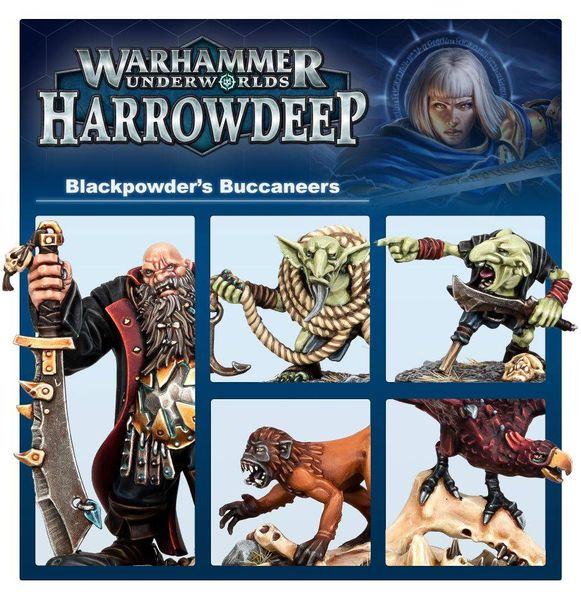 Ігровий набір GW - WARHAMMER UNDERWORLDS. HARROWDEEP: BLACKPOWDERs BUCCANEERS (ENG) 60120713002 фото