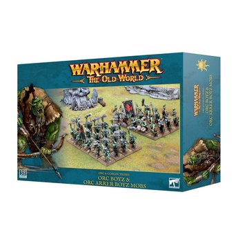 Ігровий набір GW - WARHAMMER. THE OLD WORLD: ORC AND GOBLIN TRIBES - ORC BOYZ AND ORC ARRER BOYZ MOBS 99122709003 фото