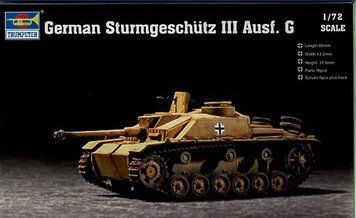Збірна модель Trumpeter - 1/72 Німецький танк Sturmgeschutz III Ausf. G TR07260 фото