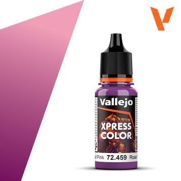 Акрилова фарба Xpress Color Vallejo - Рідкий Рожевий (Fluid Pink), 18 мл