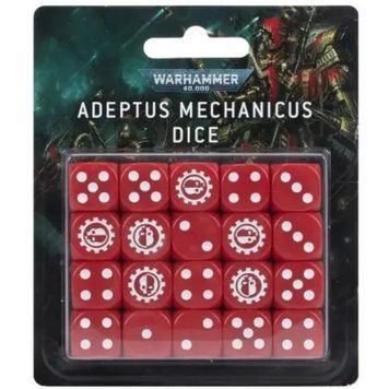 Игральные кубы GW - Warhammer 40000: Adeptus Mechanicus Dice 99220116001 фото