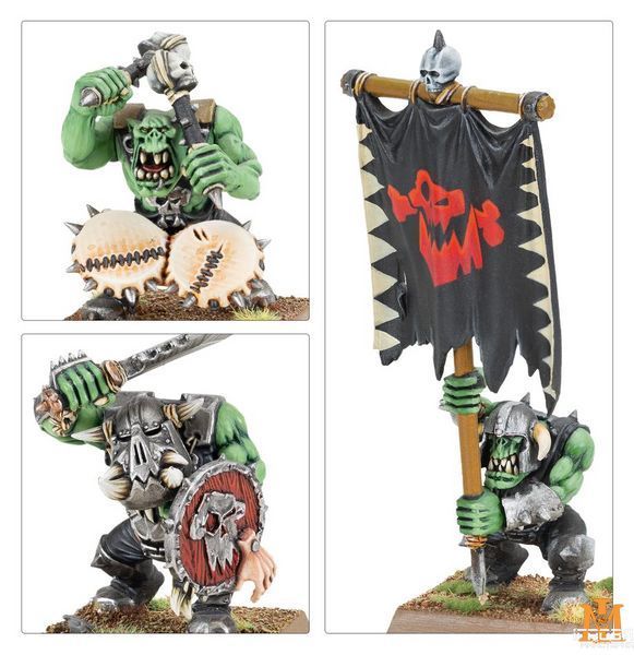 Ігровий набір GW - WARHAMMER. THE OLD WORLD: ORC AND GOBLIN TRIBES - ORC BOYZ AND ORC ARRER BOYZ MOBS 99122709003 фото